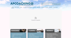 Desktop Screenshot of apcoaching.pt